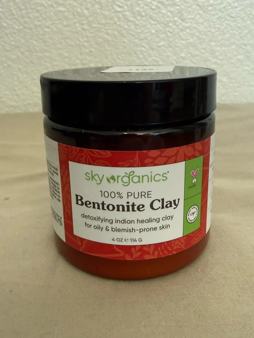 Sky Organics 100% Pure Bentonite Clay